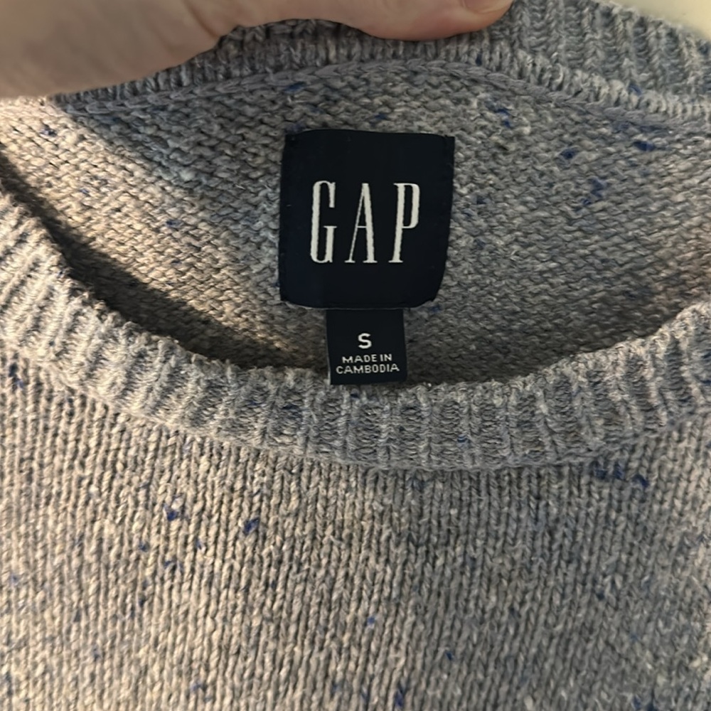 Duck Egg Blue Knit Sweater View 3